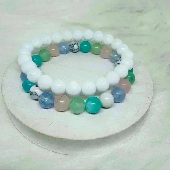 Halo beaded Duo Bracelet - Picture 2 of 5